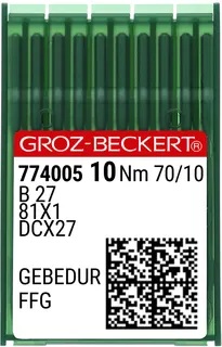 Overlok GEBEDUR Yanmaz Dikiş İğnesi / DCX27 (GEBEDUR) 70/10 (FFG/SES) (774005)