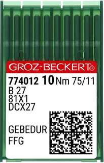 Overlok GEBEDUR Yanmaz Dikiş İğnesi / DCX27 (GEBEDUR) 75/11 (FFG/SES) (774012)