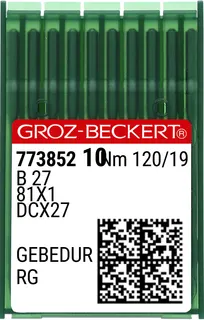 Overlok GEBEDUR Yanmaz Dikiş İğnesi / DCX27 (GEBEDUR) 120/19 (RG) (773852)