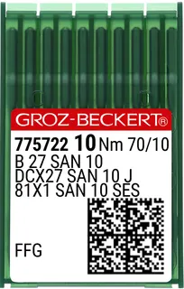 Overlok Dikiş İğnesi (SAN10 Bilye Uçlu) / DCX27 (SAN10) 70/10 (FFG/SES) (775722)