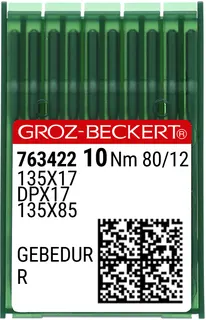 Ponteriz Mak. GEBEDUR Yanmaz Dikiş İğnesi / DPX17 (GEBEDUR) 80/12 (R) (763422)