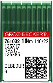 Ponteriz Mak. GEBEDUR Yanmaz Dikiş İğnesi / DPX17 (GEBEDUR) 140/22 (R) (761032)