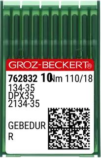 Kalın Dip Uzun Baltalı GEBEDUR Yanmaz Dikiş İğnesi / DPX35 (GEBEDUR) 110/18 (R) (762832)