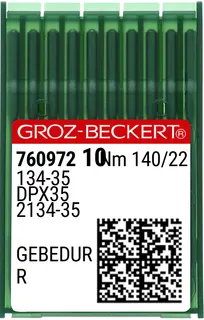 Kalın Dip Uzun Baltalı GEBEDUR Yanmaz Dikiş İğnesi / DPX35 (GEBEDUR) 140/22 (R) (760972)