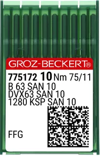 Reçme Kısa Dikiş İğnesi (SAN10 Bilye Uçlu) / DVX63 (SAN10) 75/11 (FFG/SES) (775172)
