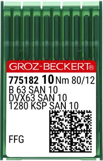 Reçme Kısa Dikiş İğnesi (SAN10 Bilye Uçlu) / DVX63 (SAN10) 80/12 (FFG/SES) (775182)