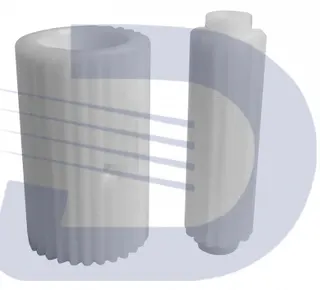 Kansai 4412 12 İğne Alt-Üst Plastik Merdane Takım Tırtırlı