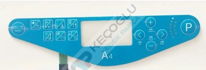 Jack A4 Düz Makina Ekran Panel Etiket / 13833012-A4