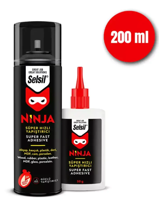 Selsil Hızlı Yapıştırıcı / 200ML