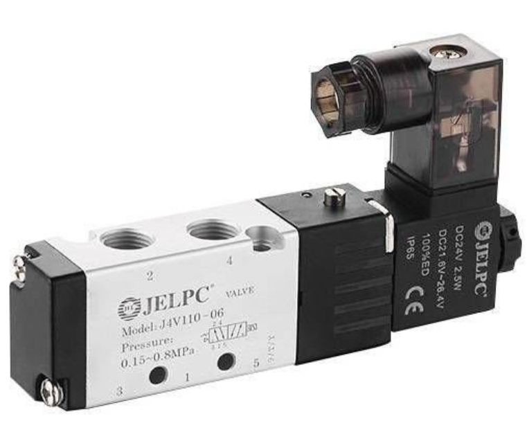 Pnömatik Yön Kontrol Valfi 1/8-32 Tek Bobin DC24V / 4V110-06