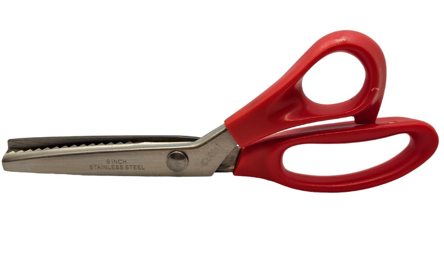 Plastik Saplı Sürfile Zikzak Makası 9" 23.3cm / A-85