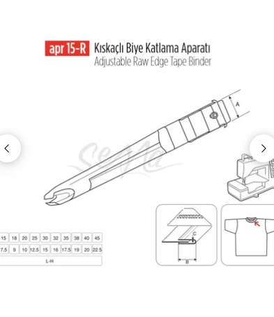 Reçme Yandan Gelen Lastik Apara 25mm