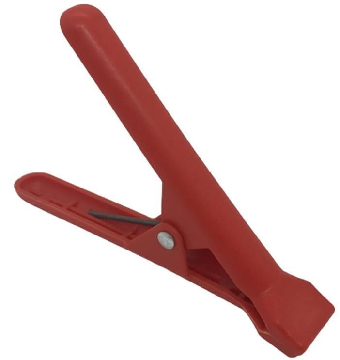 Plastik Küçük Pastal Maşası Kırmızı / Clmp-15