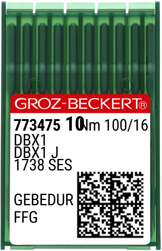 Düz Makine İnce Dip (GEBEDUR Yanmaz) Dikiş İğnesi / DBX1 (GEBEDUR) 100/16 (FFG/SES) (773475)