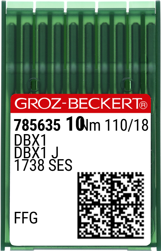 Düz Makine İnce Dip (GEBEDUR Yanmaz) Dikiş İğnesi / DBX1 (GEBEDUR) 110/18 (FFG/SES) (785635)