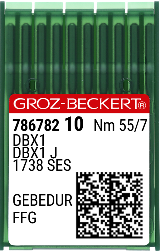 Düz Makine İnce Dip (GEBEDUR Yanmaz) Dikiş İğnesi / DBX1 (GEBEDUR) 55/7 (FFG/SES) (786782)