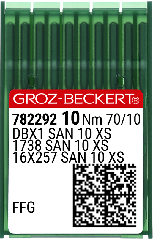 Düz Makine İnce Dip (SAN10 XS Daha Hassas) Dikiş İğnesi / DBX1 (SAN10 XS) 70/10 (FFG/SES) (782292)