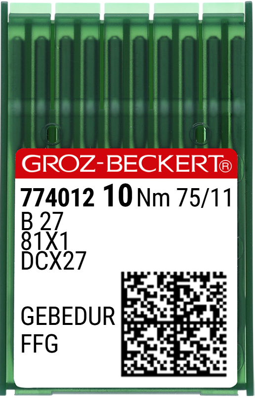 Overlok GEBEDUR Yanmaz Dikiş İğnesi / DCX27 (GEBEDUR) 75/11 (FFG/SES) (774012)