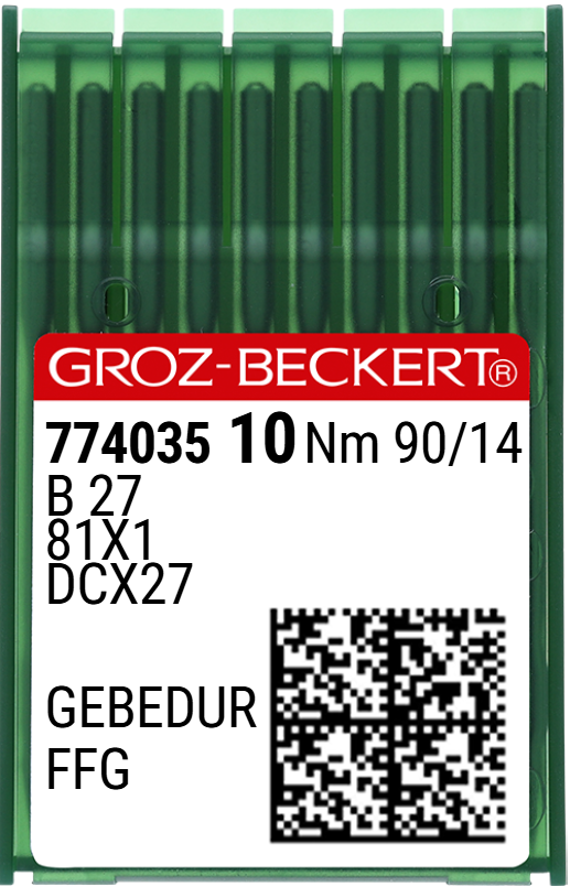 Overlok GEBEDUR Yanmaz Dikiş İğnesi / DCX27 (GEBEDUR) 90/14 (FFG/SES) (774035)