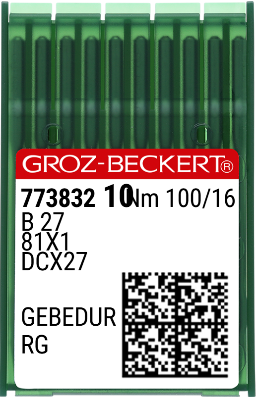 Overlok GEBEDUR Yanmaz Dikiş İğnesi / DCX27 (GEBEDUR) 100/16 (RG) (773832)