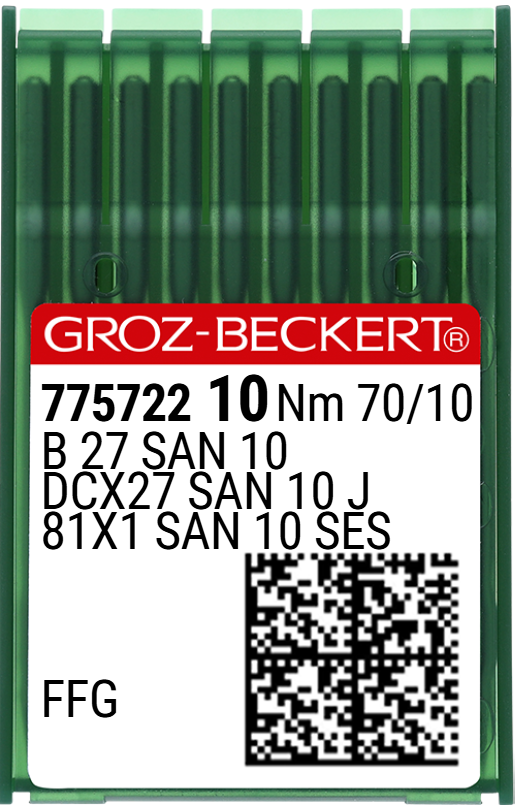 Overlok Dikiş İğnesi (SAN10 Bilye Uçlu) / DCX27 (SAN10) 70/10 (FFG/SES) (775722)