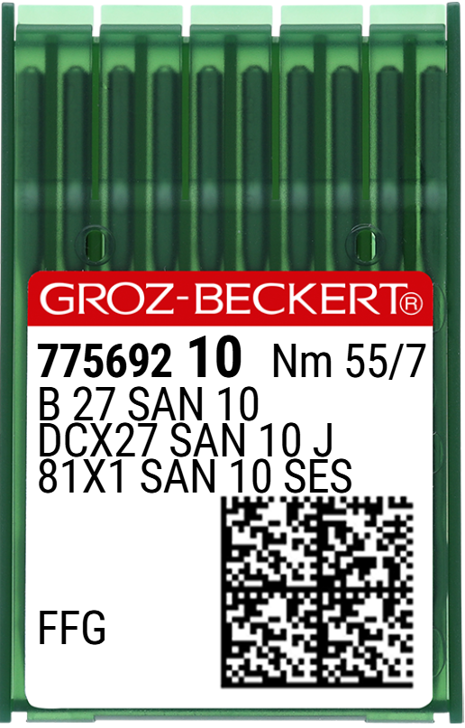 Overlok Dikiş İğnesi (SAN10 Bilye Uçlu) / DCX27 (SAN10) 55/7 (FFG/SES) (775692)