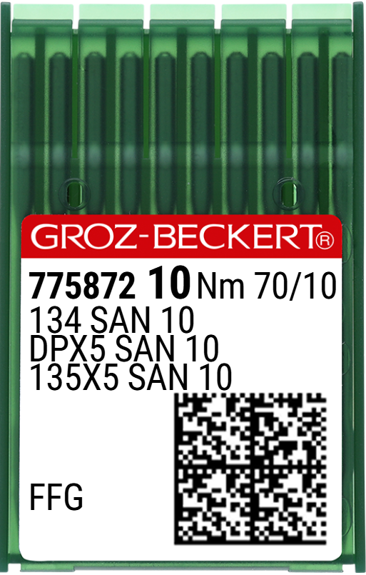 Düz Makine Kalın Dip (SAN10 Bilye Uçlu) Dikiş İğnesi / DPX5 (SAN10) 70/10 (FFG/SES) (775872)