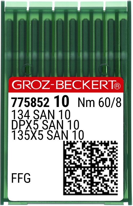 Düz Makine Kalın Dip (SAN10 Bilye Uçlu) Dikiş İğnesi / DPX5 (SAN10) 60/8 (FFG/SES) (775852)