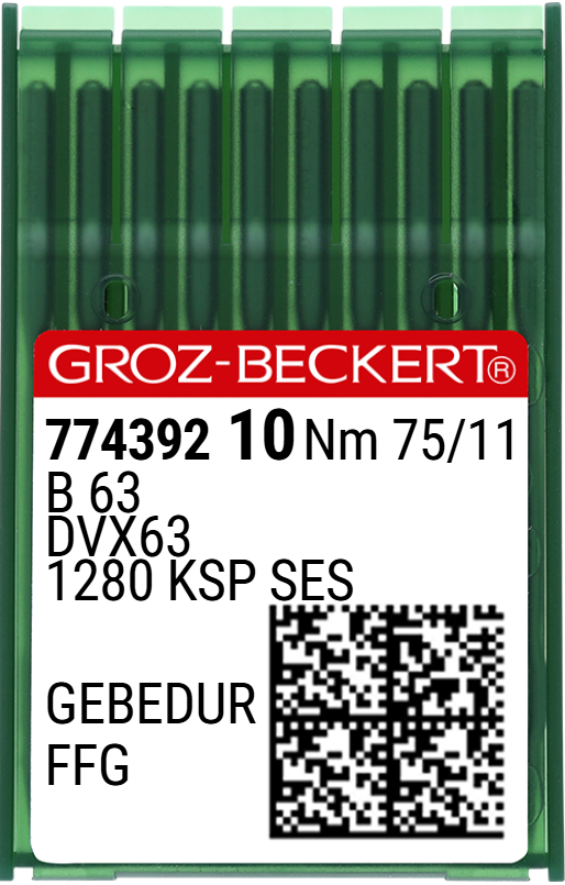 Reçme Kısa Dikiş İğnesi GEBEDUR Yanmaz İğne / DVX63 (GEBEDUR) 75/11 (FFG/SES) (774392)