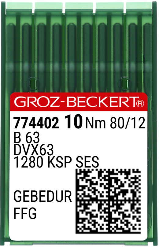 Reçme Kısa Dikiş İğnesi GEBEDUR Yanmaz İğne / DVX63 (GEBEDUR) 80/12 (FFG/SES) (774402)