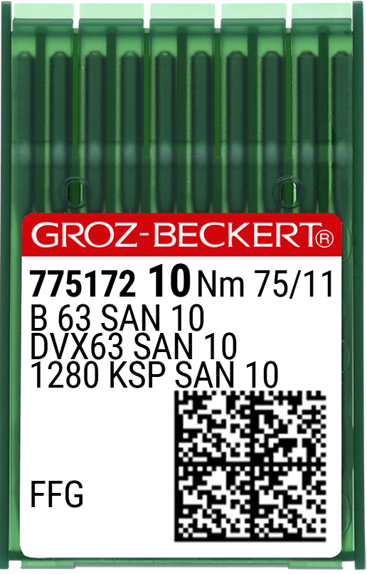 Reçme Kısa Dikiş İğnesi (SAN10 Bilye Uçlu) / DVX63 (SAN10) 75/11 (FFG/SES) (775172)