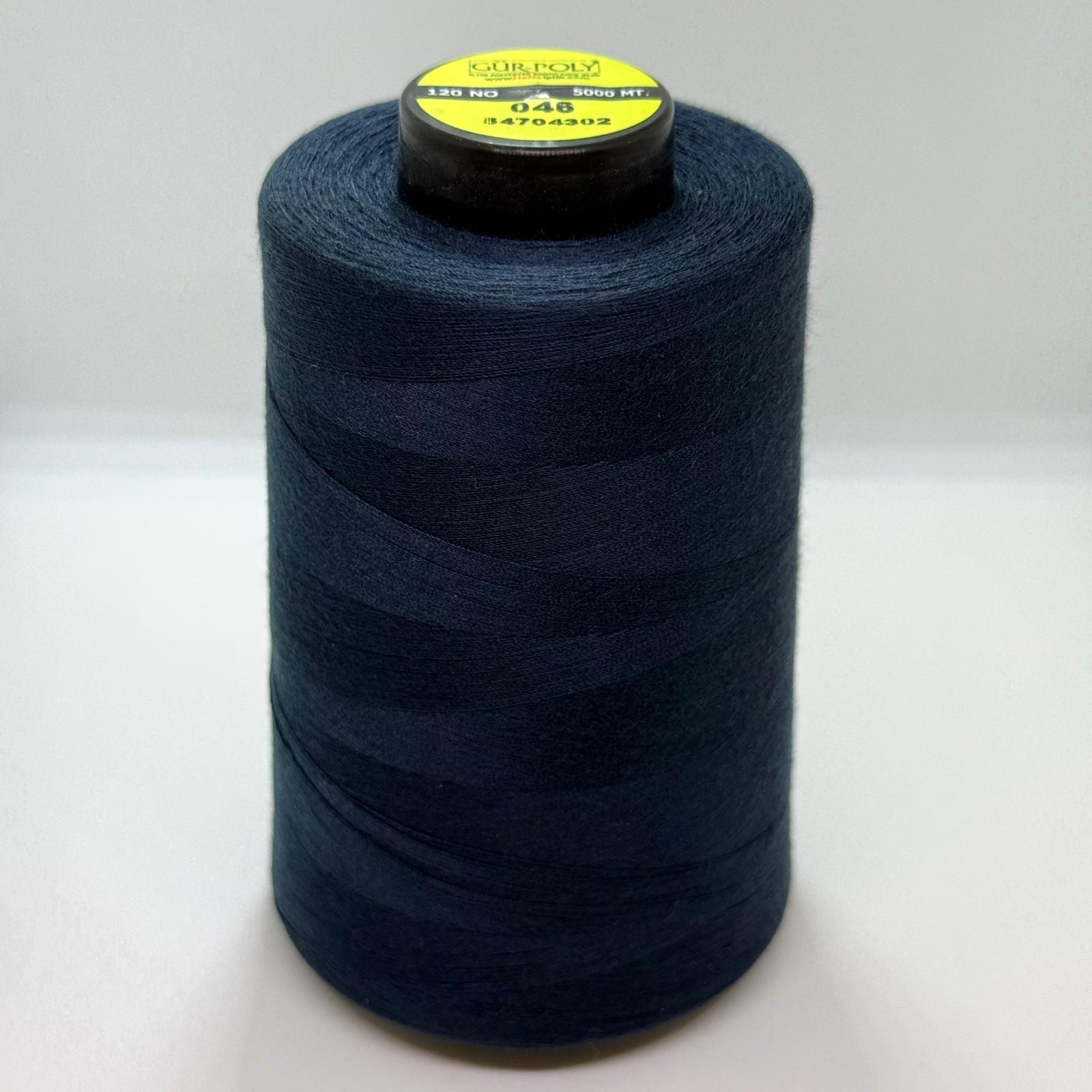 Gür-Poly (G0046*) Renkli 120NO Dikiş İpliği 5000MT.