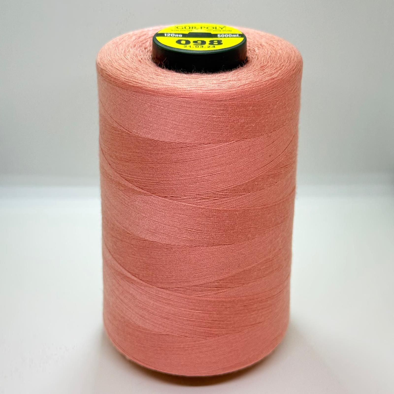 Gür-Poly (G0098) Renkli 120NO Dikiş İpliği 5000MT.