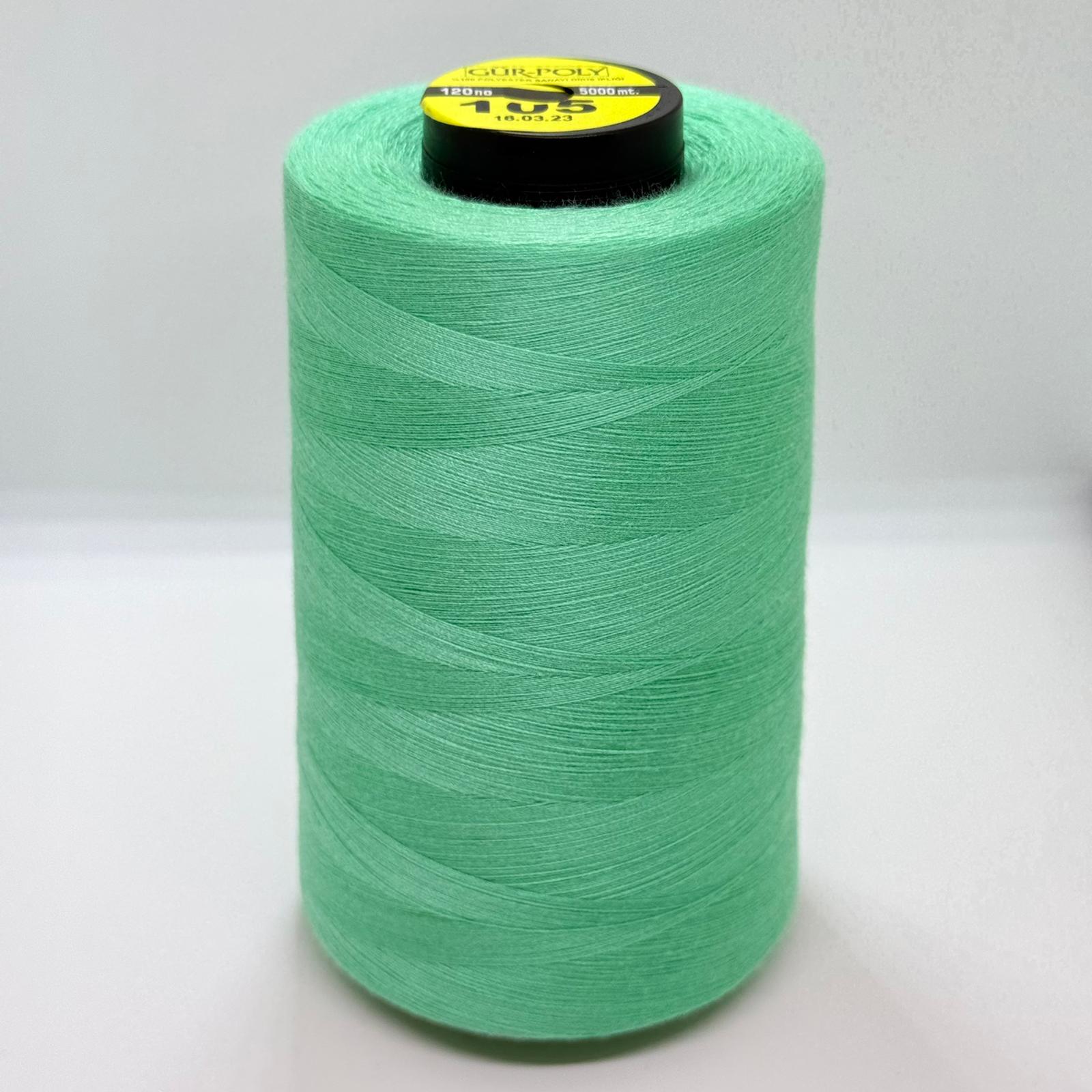 Gür-Poly (G0105) Renkli 120NO Dikiş İpliği 5000MT.