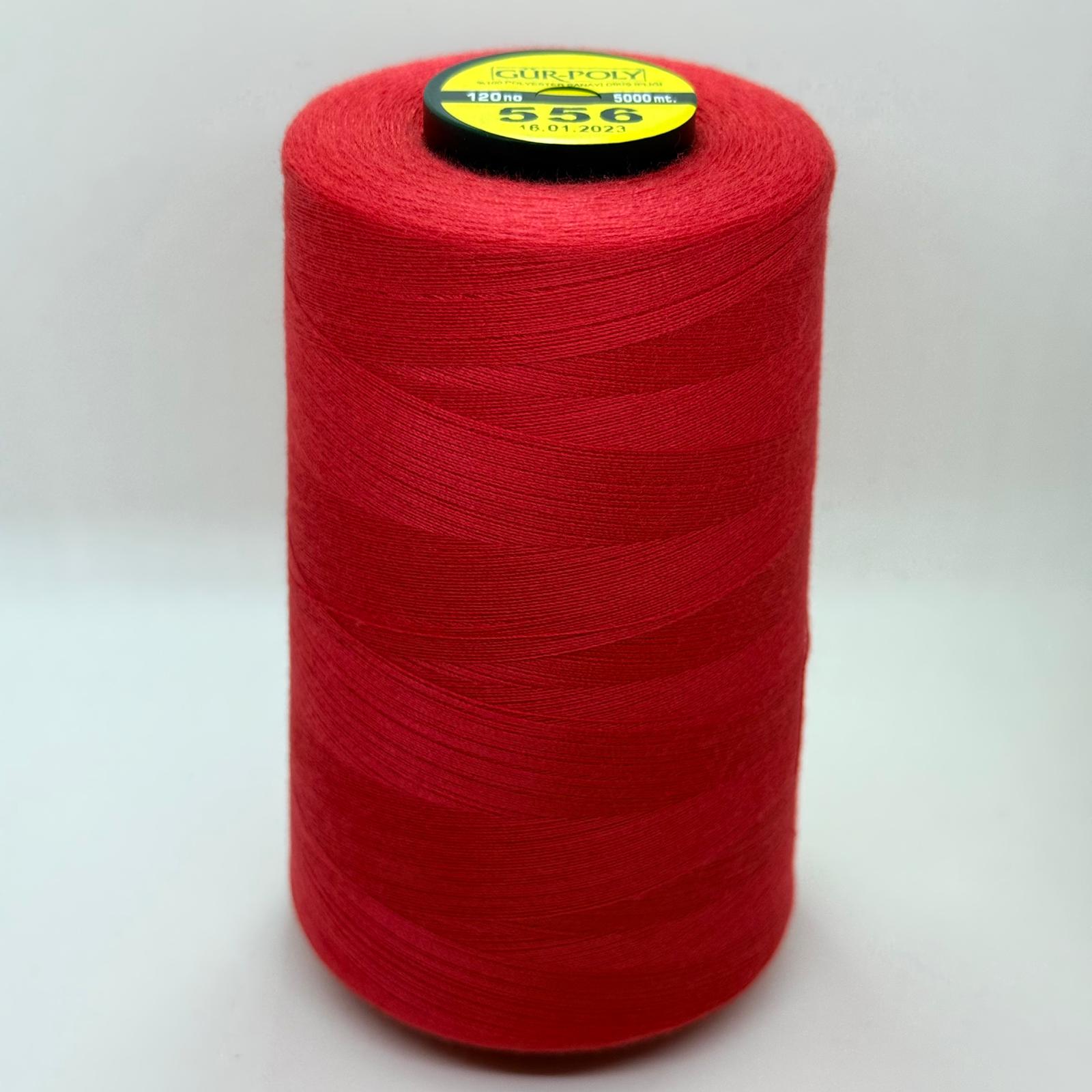 Gür-Poly (G0556) Renkli 120NO Dikiş İpliği 5000MT.