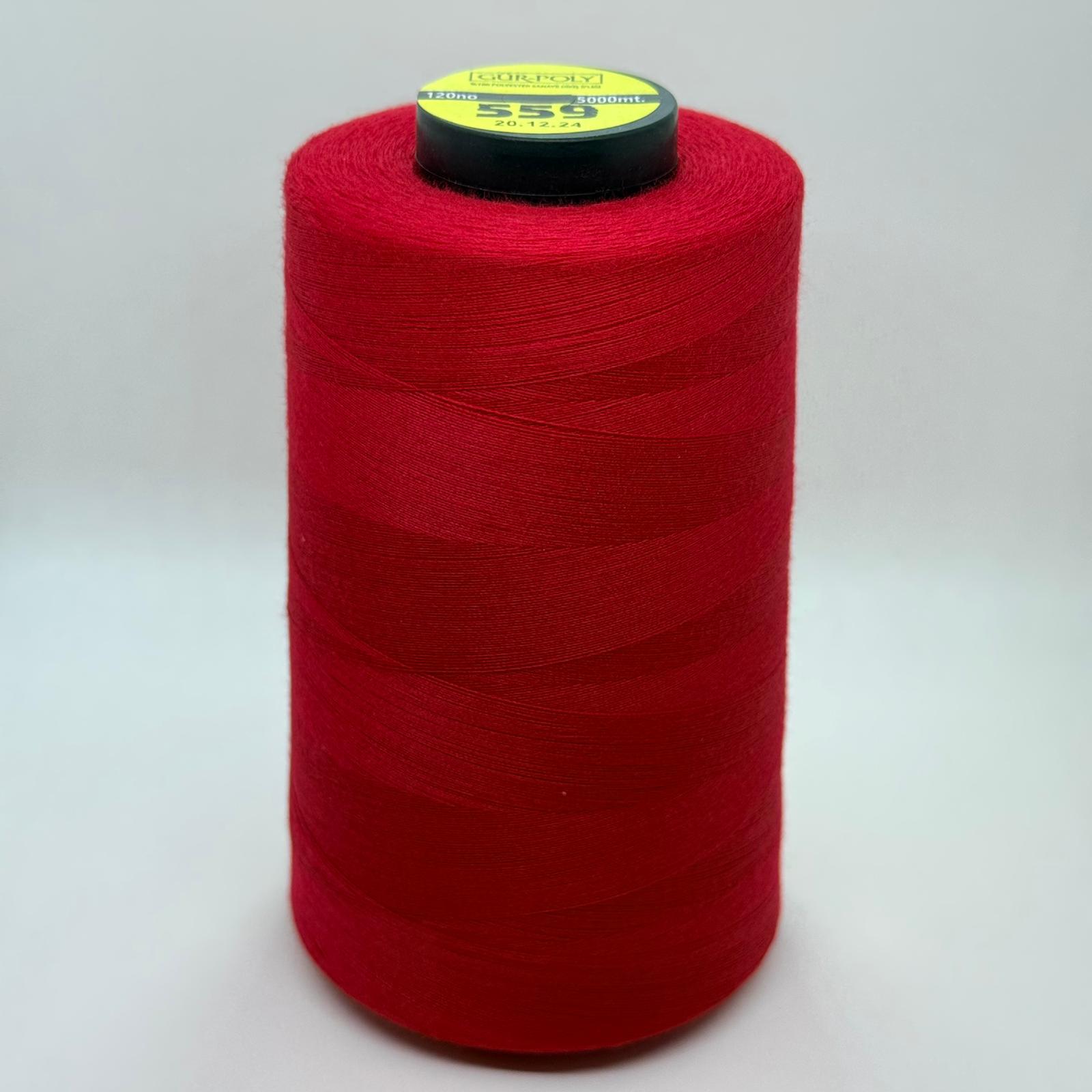 Gür-Poly (G0559) Renkli 120NO Dikiş İpliği 5000MT.