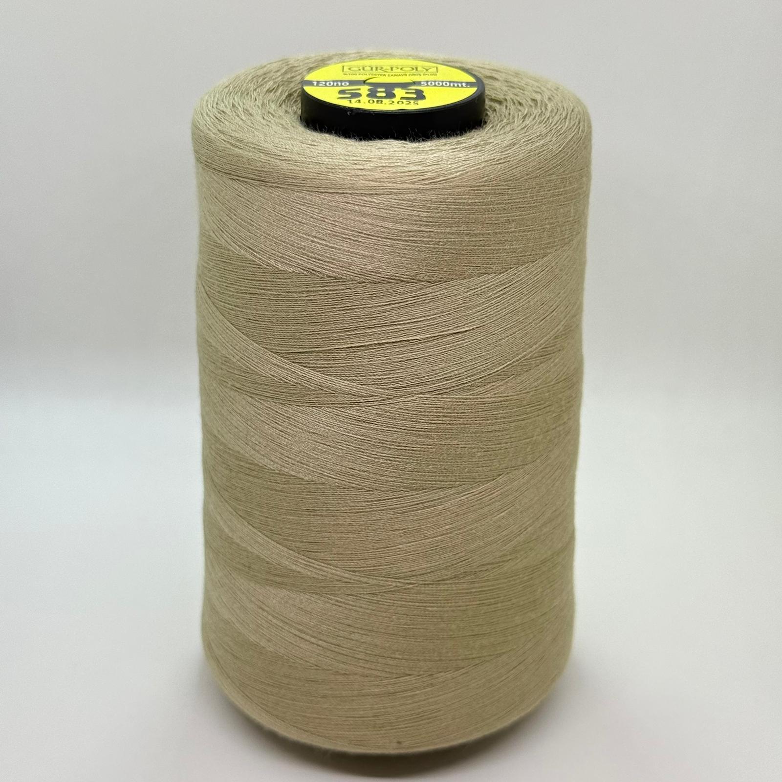 Gür-Poly (G0583) Renkli 120NO Dikiş İpliği 5000MT.