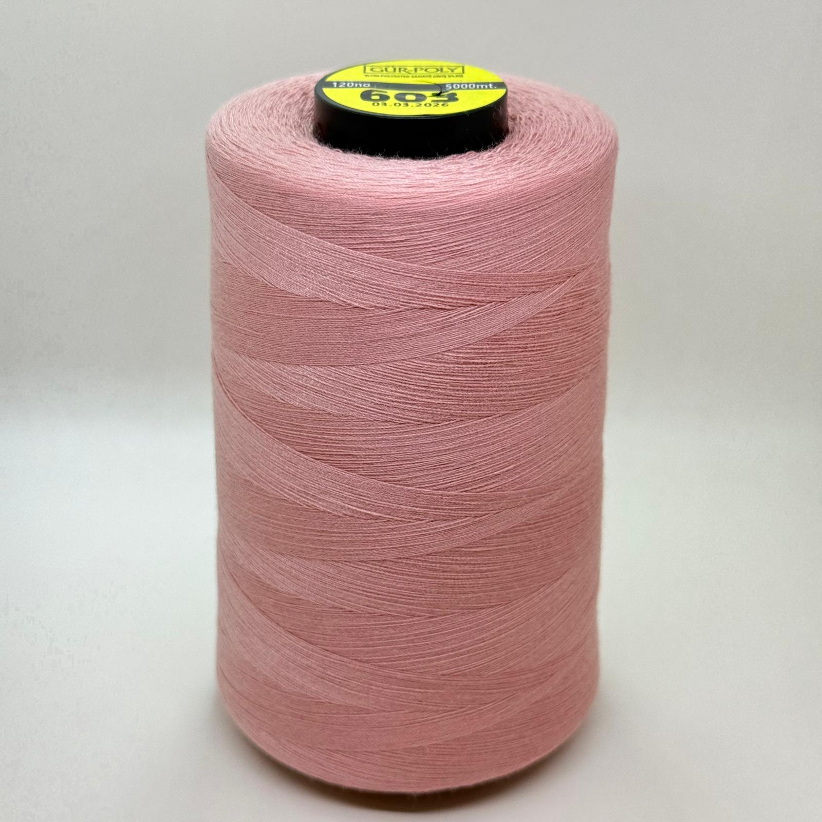 Gür-Poly (G0603) Renkli 120NO Dikiş İpliği 5000MT.