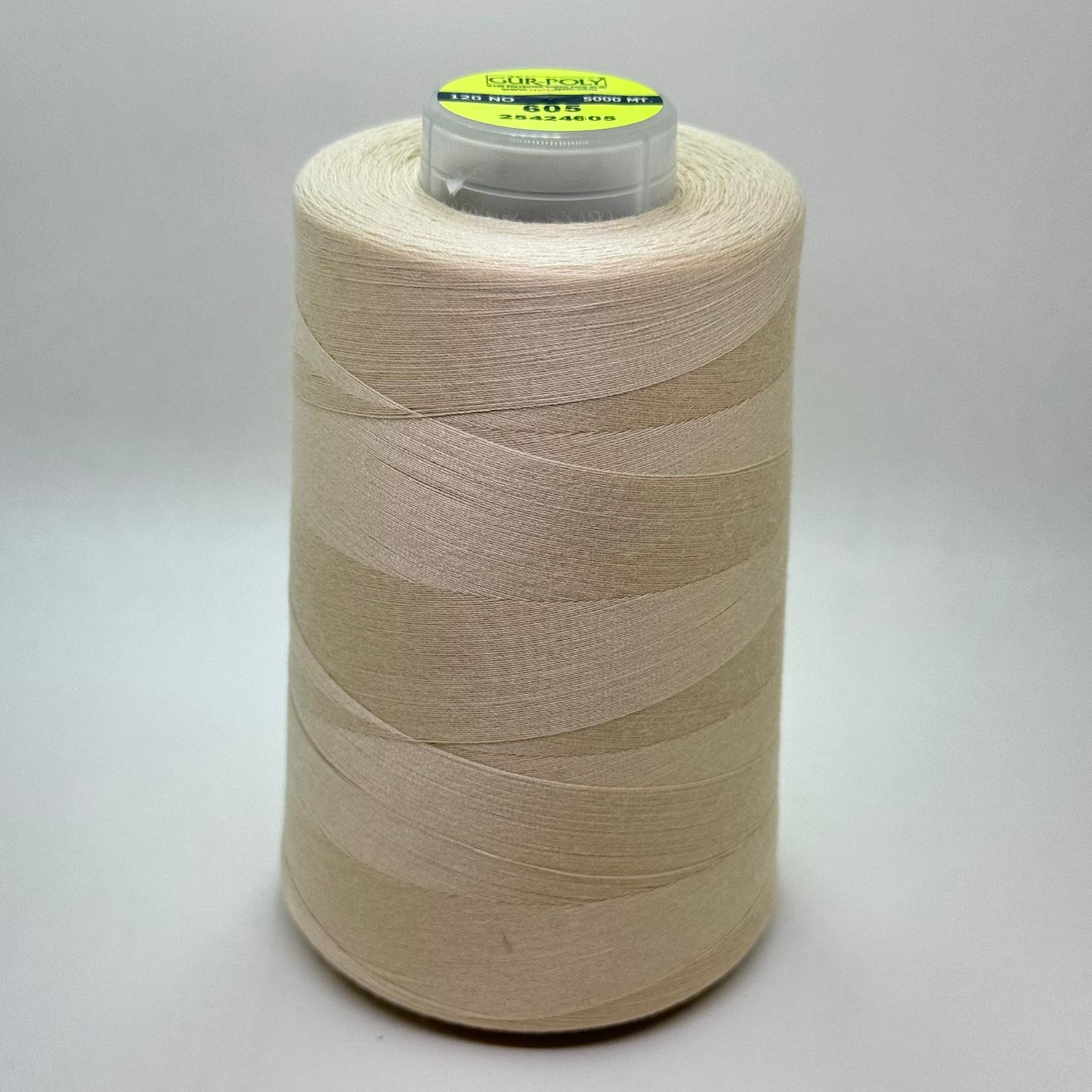 Gür-Poly (G0605*) Renkli 120NO Dikiş İpliği 5000MT.
