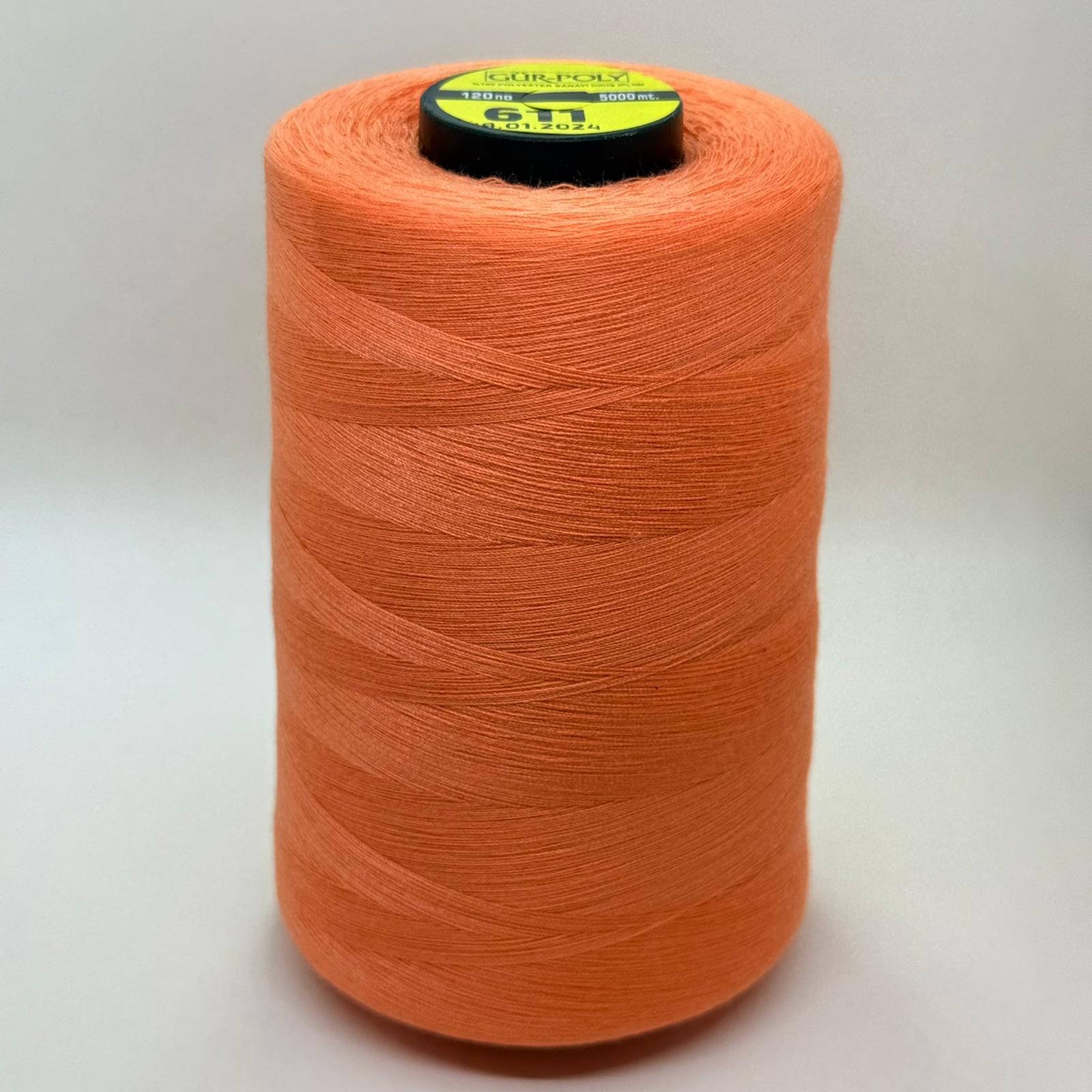 Gür-Poly (G0611) Renkli 120NO Dikiş İpliği 5000MT.