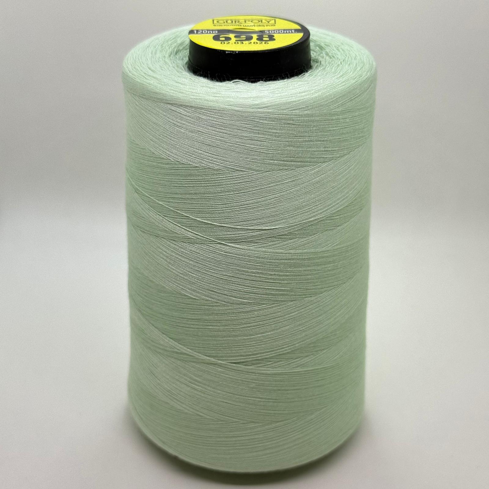Gür-Poly (G0698) Renkli 120NO Dikiş İpliği 5000MT.