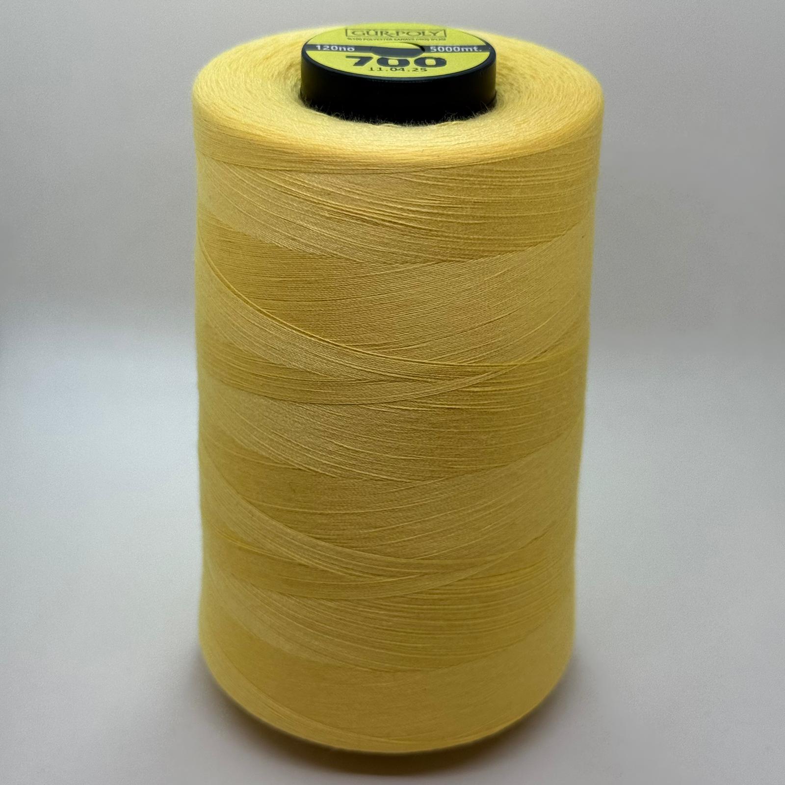 Gür-Poly (G0700) Renkli 120NO Dikiş İpliği 5000MT.