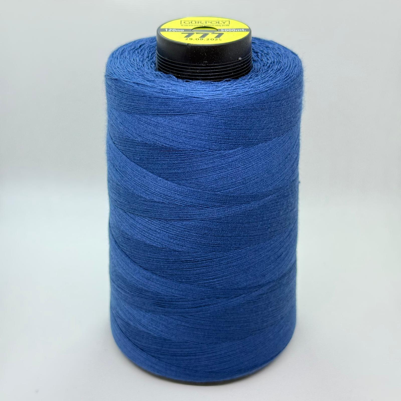Gür-Poly (G0777) Renkli 120NO Dikiş İpliği 5000MT.