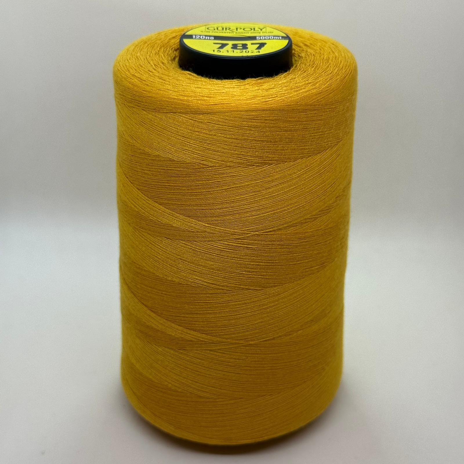 Gür-Poly (G0787) Renkli 120NO Dikiş İpliği 5000MT.