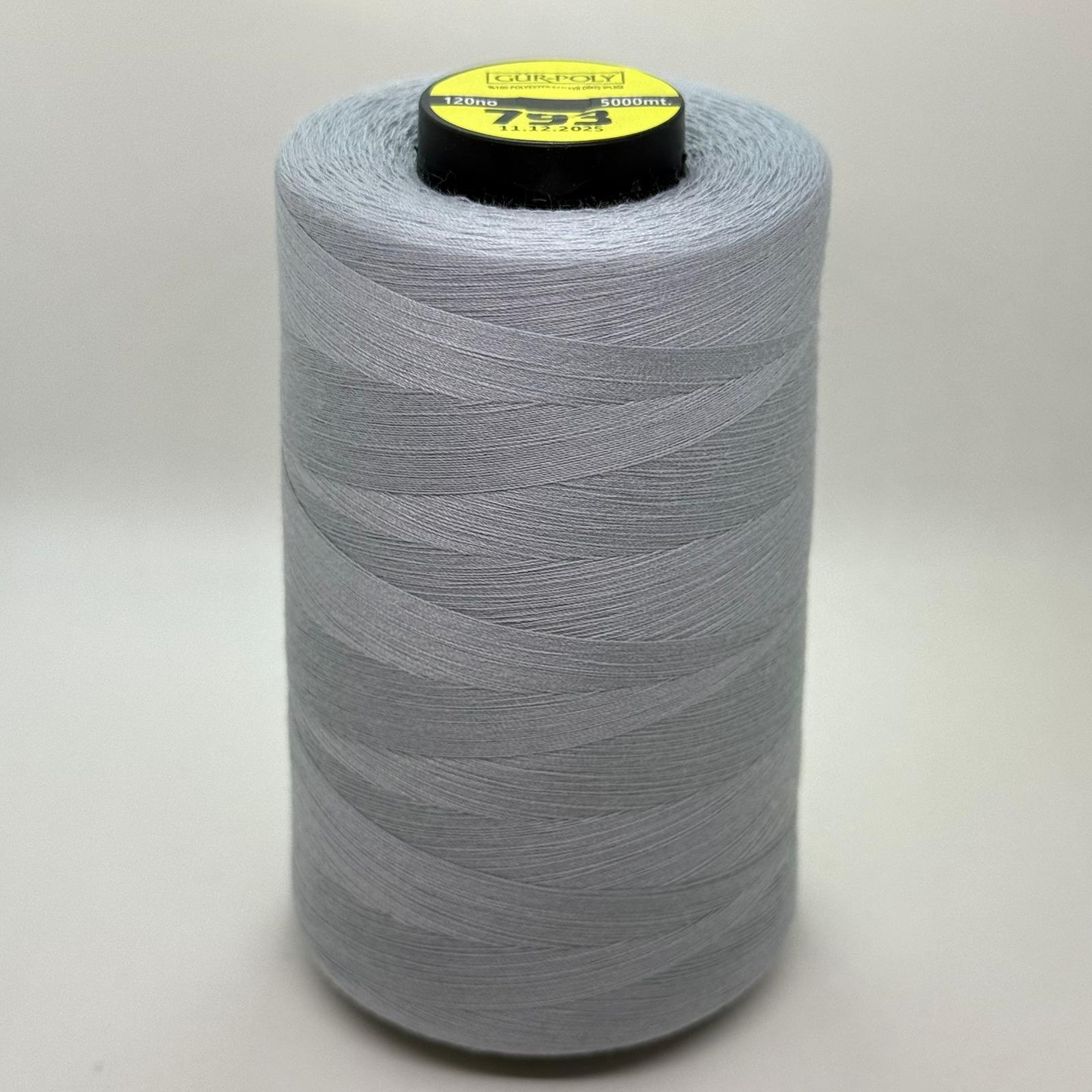 Gür-Poly (G0793) Renkli 120NO Dikiş İpliği 5000MT.