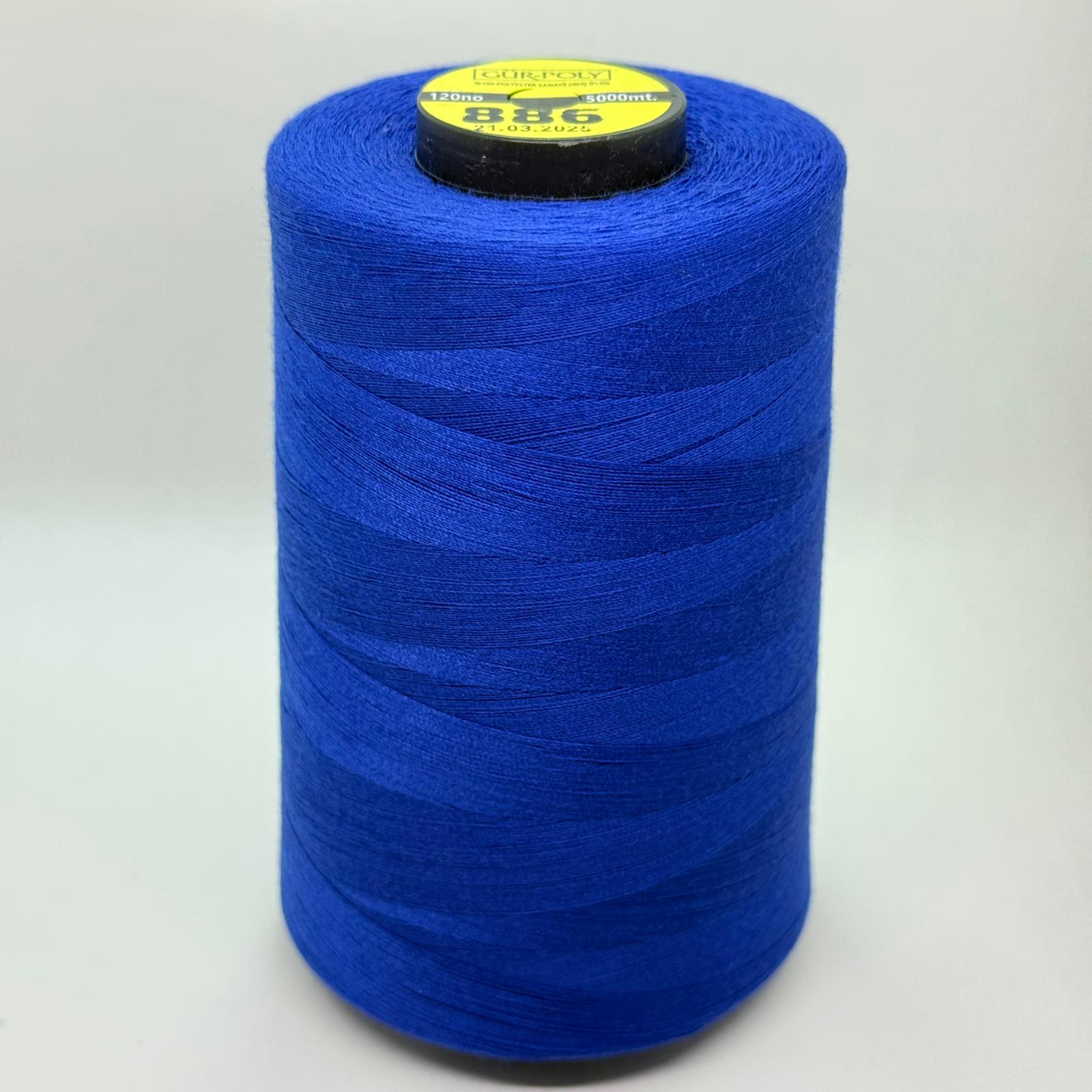 Gür-Poly (G0886) Renkli 120NO Dikiş İpliği 5000MT.