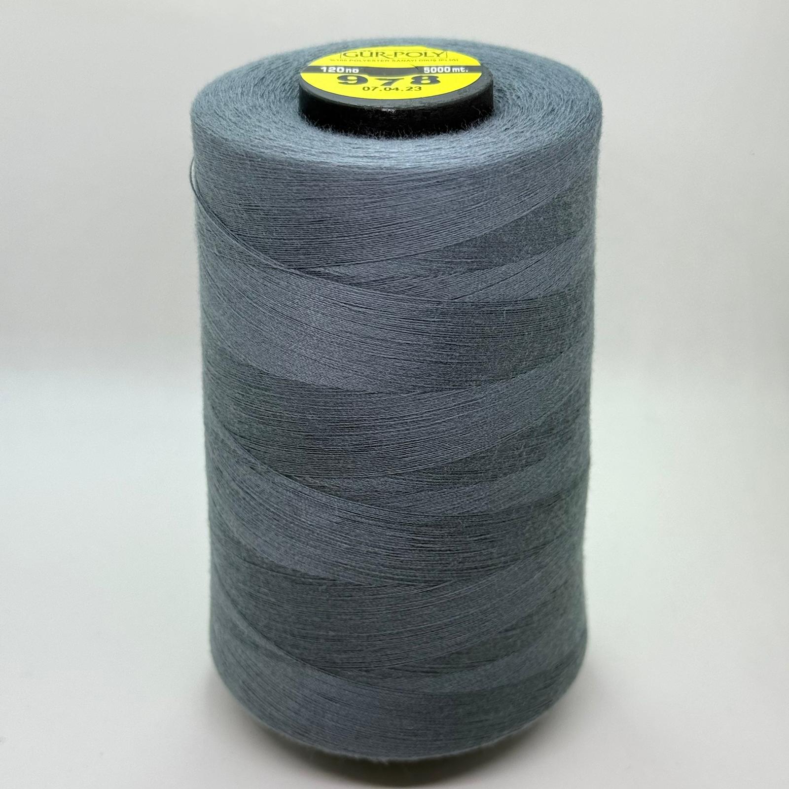 Gür-Poly (G0978) Renkli 120NO Dikiş İpliği 5000MT.