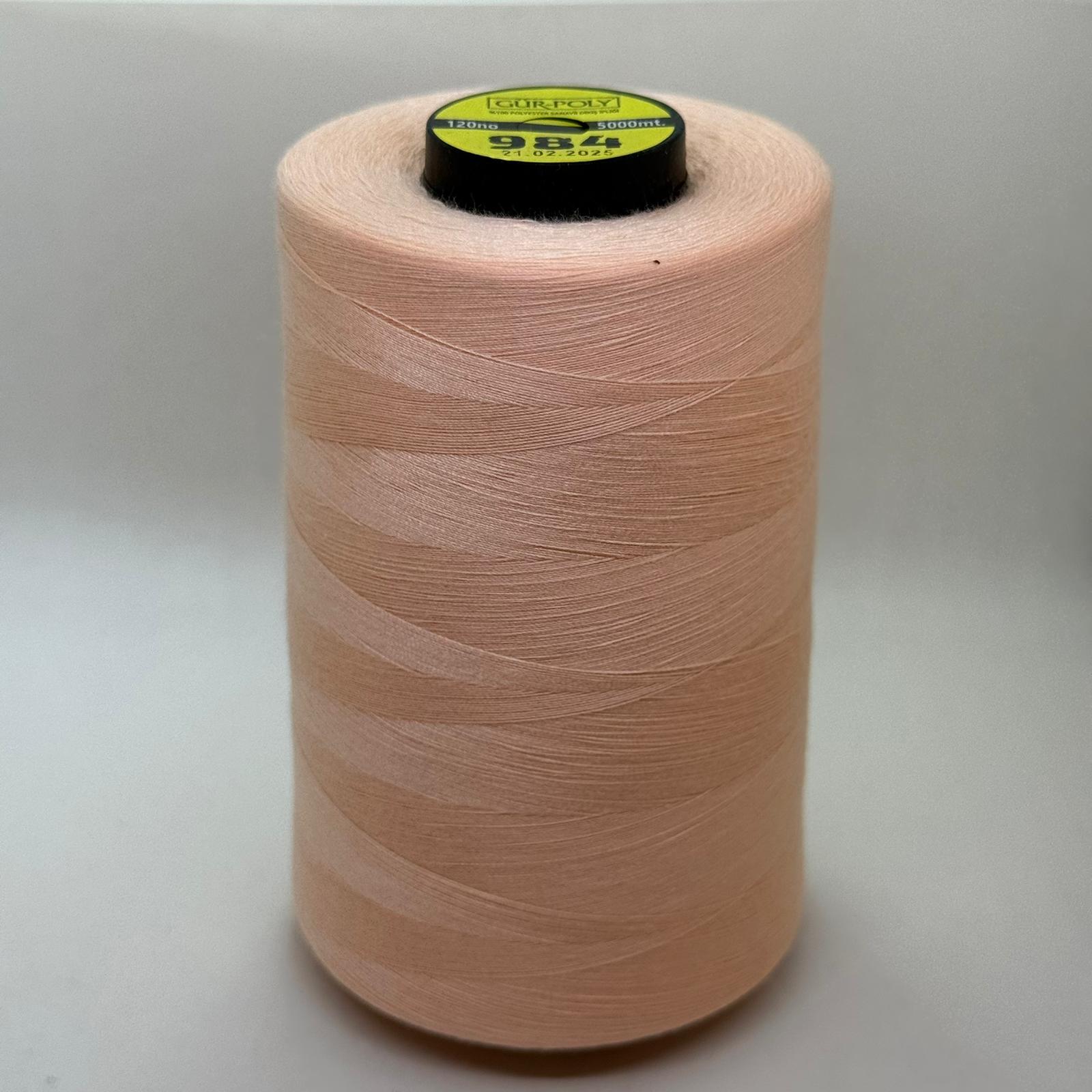 Gür-Poly (G0984) Renkli 120NO Dikiş İpliği 5000MT.