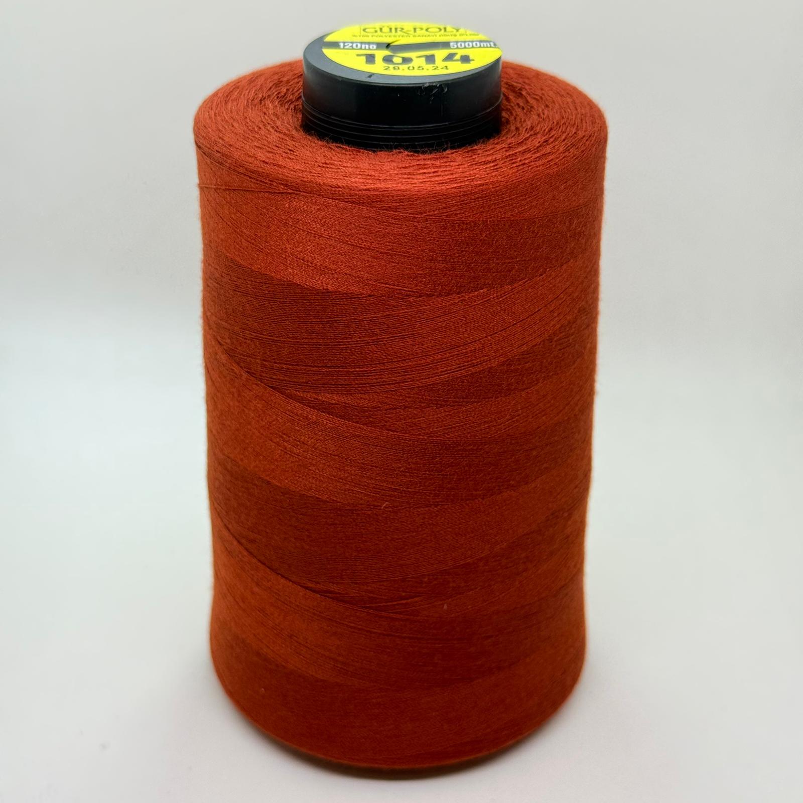 Gür-Poly (G1014) Renkli 120NO Dikiş İpliği 5000MT.