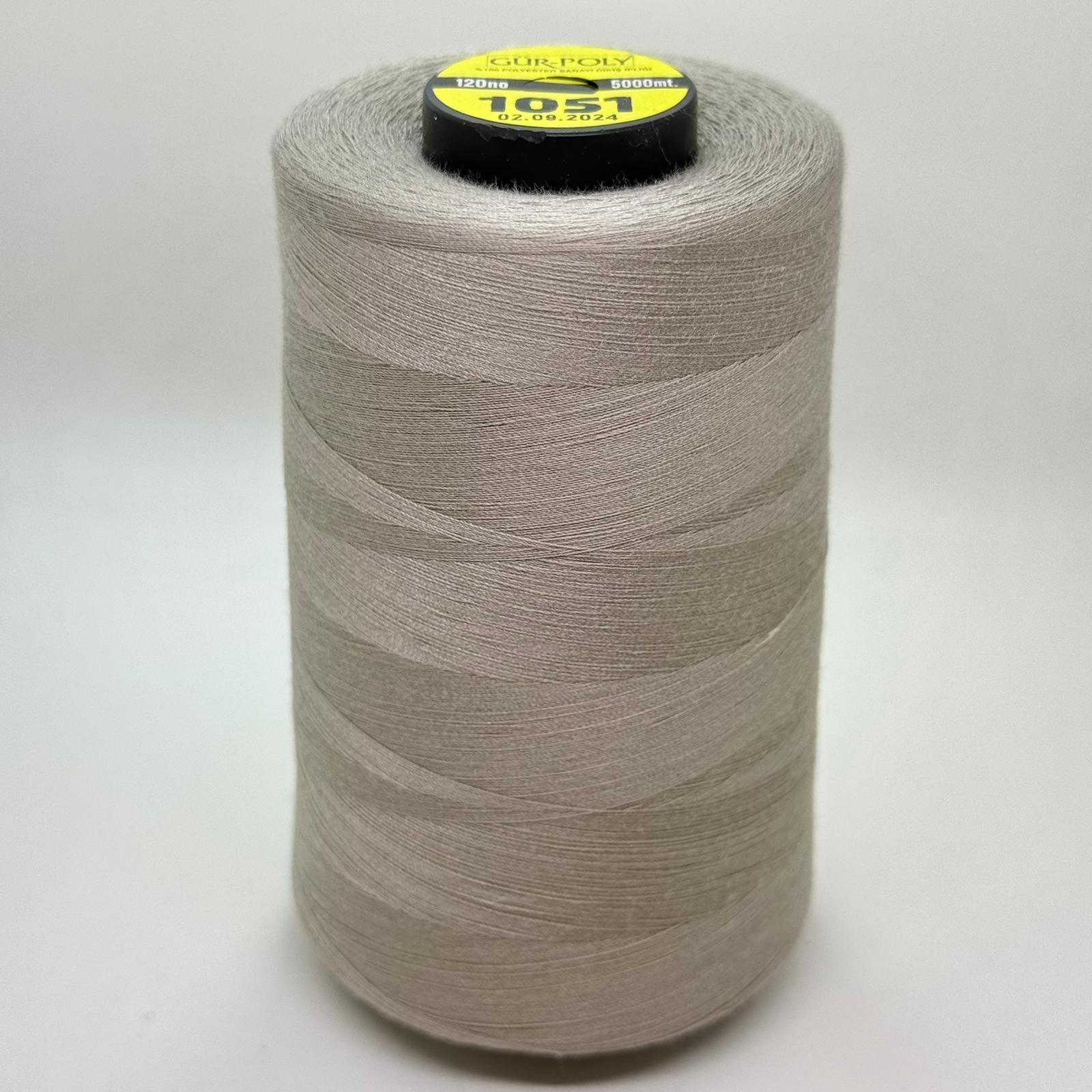Gür-Poly (G1051) Renkli 120NO Dikiş İpliği 5000MT.